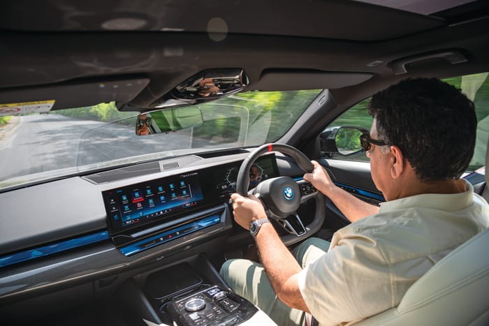 BMW i5 driving experience